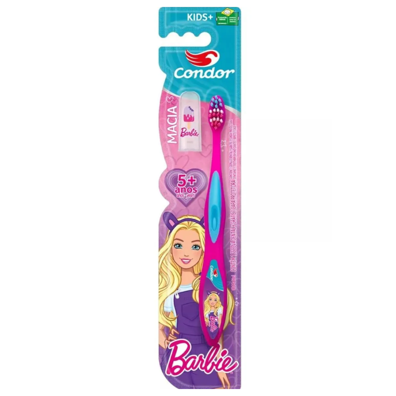Escova Dental Condor Barbie Kids+ 3170-0