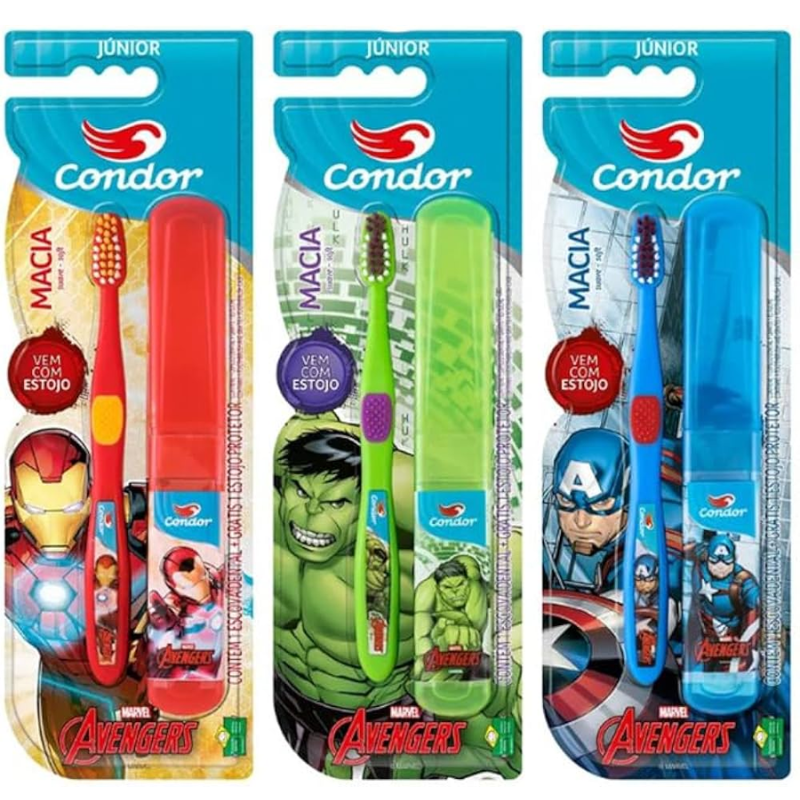 ESCOVA DE DENTES CONDOR JR AVENGERS 3160