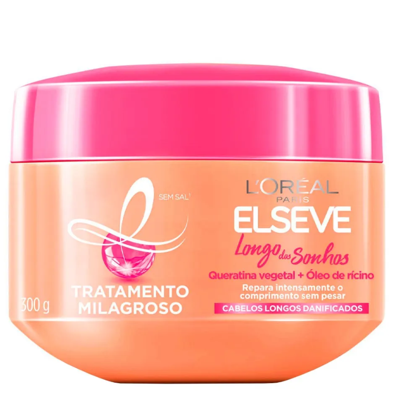 Creme para Tratamento Elseve Longo dos Sonhos 300ml