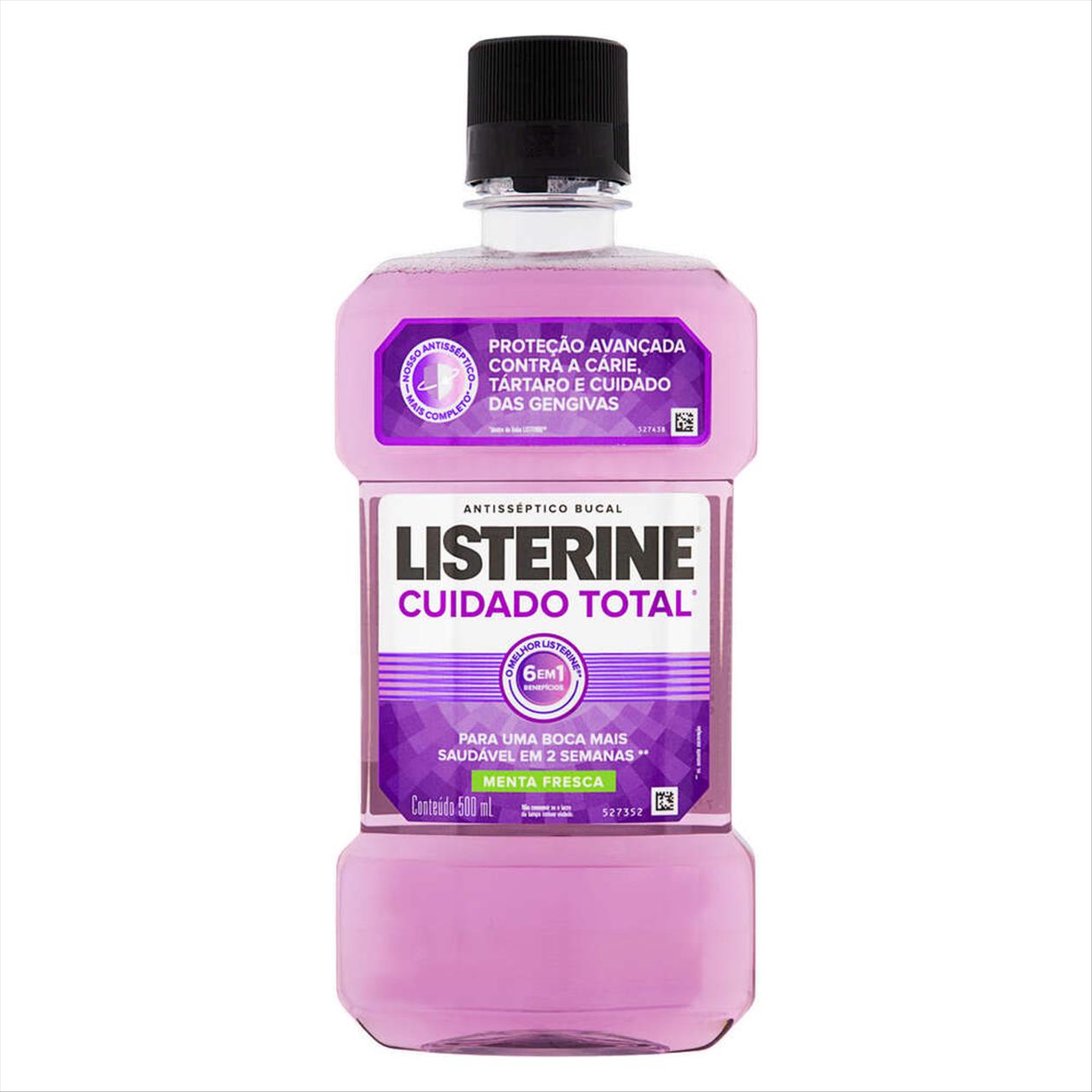 ANTISEPT BUCAL LISTERINE ANTC ZERO 500ML