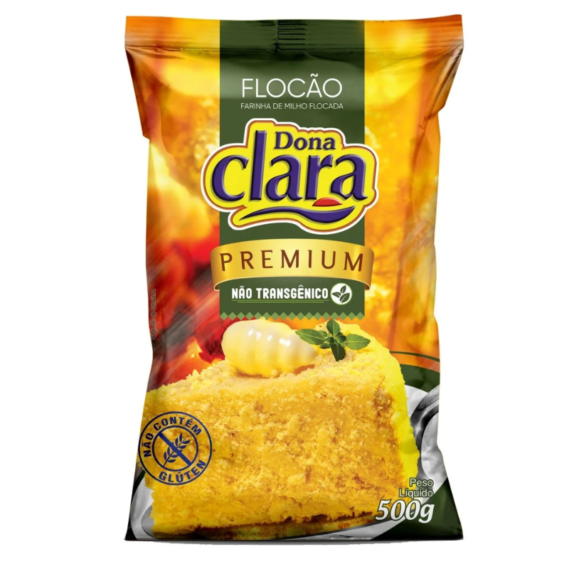 Flocão de Milho Flocão Dona Clara 500 g