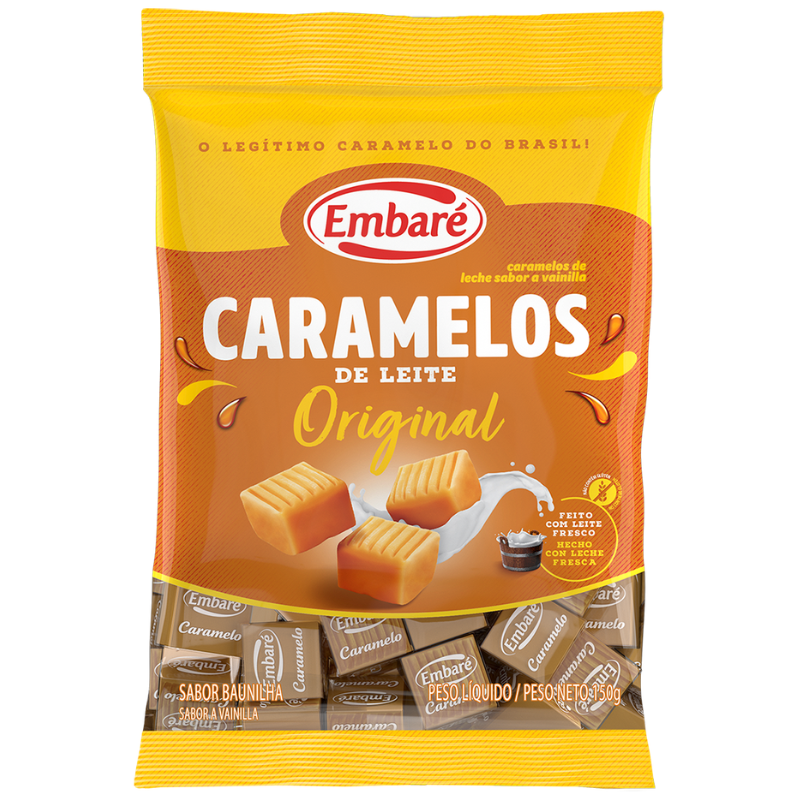 CARAMELO SM ORIGINAL LEITE 150G