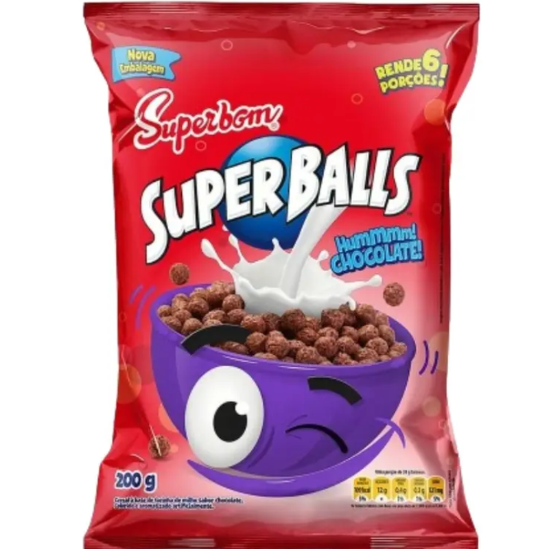 CEREAL SUPER BALLS CHOC 200G