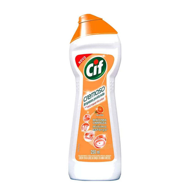 Limpador Cif Cremoso Laranja 250ml