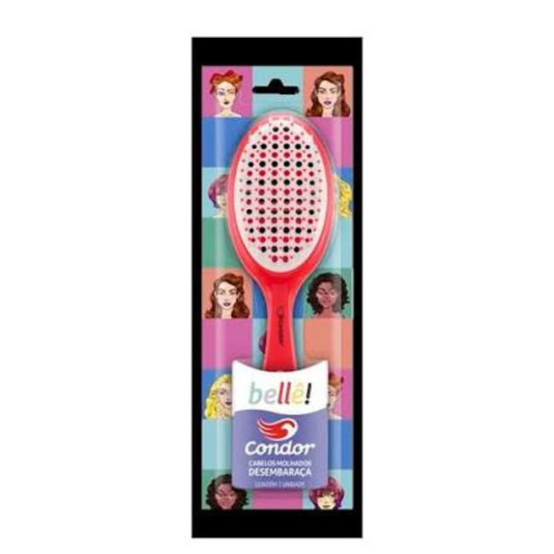 Escova de Cabelo Bellê Oval Condor Ref. 9724