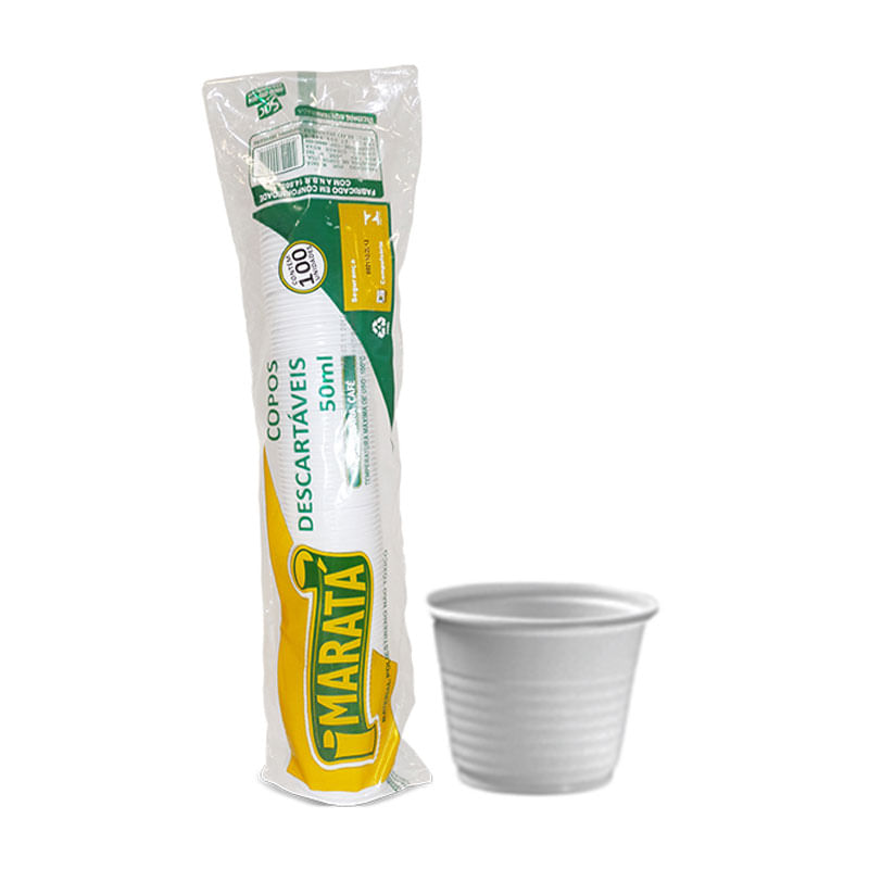 Copo Descartável Maratá 50ml
