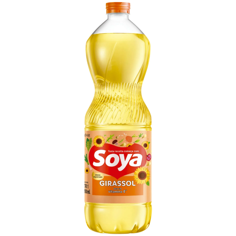 Óleo de Girassol Soya PET 900 ml