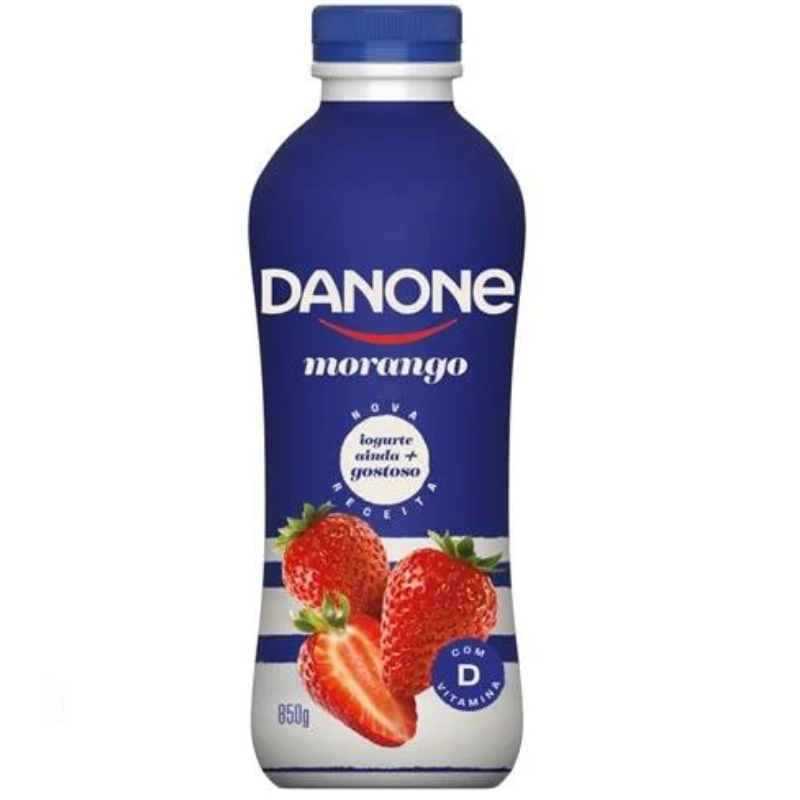 Iogurte Verdadeiro Liquido Morango Danone 850g
