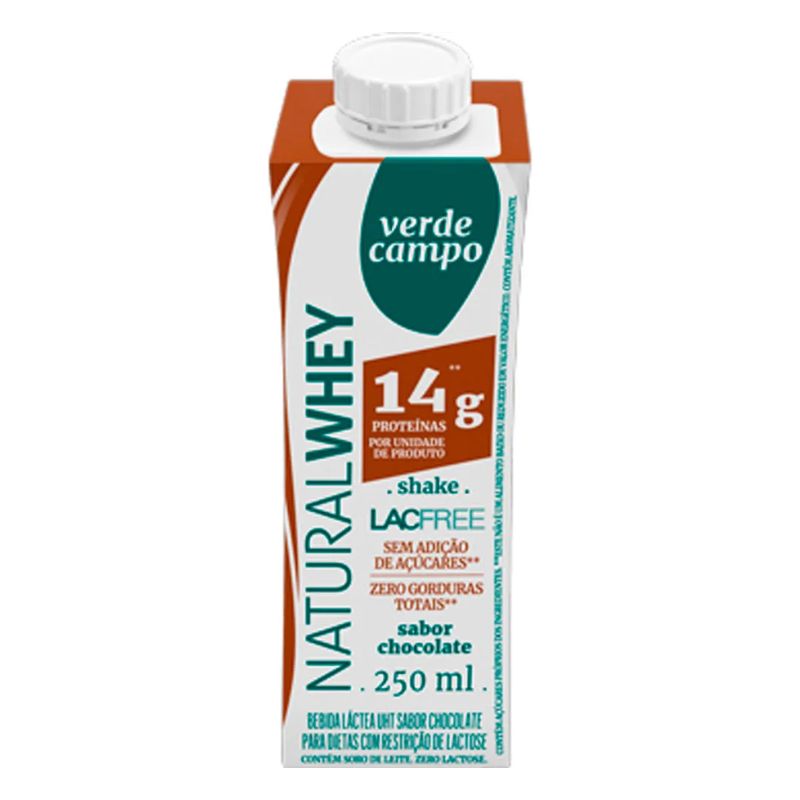 VERDE CAMPO SHAKE WHEY CHOCOLATE 250ML