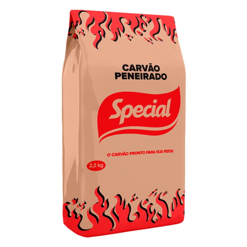 Carvão Special Vegetal Embalado 2,2kg