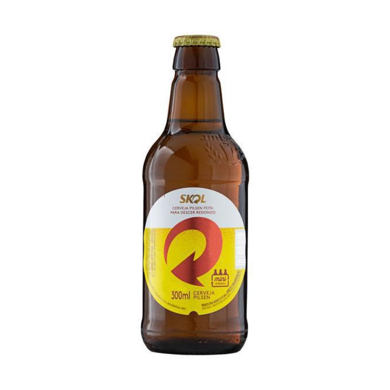 Cerveja Skol One Way Long Neck 300ml  