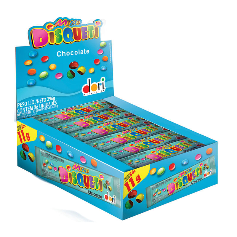 CHOC DISQUETI MINI CHOCOLATE DORI 11G