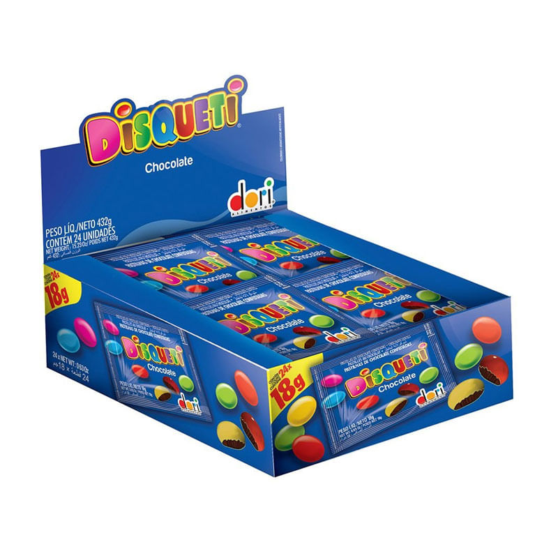 CHOC DISQUETI CHOCOLATE DORI 18G