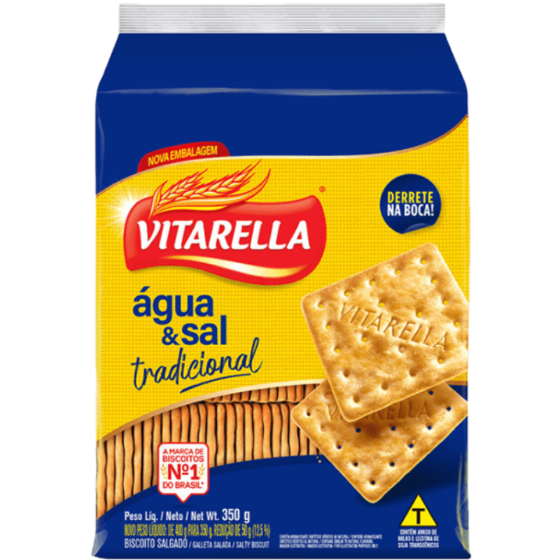 Biscoito Cream Cracker Vitarella Light 360g