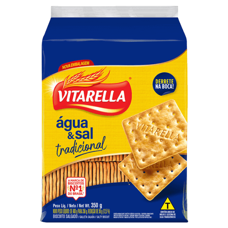 Biscoito Cream Cracker Vitarella Light 360g