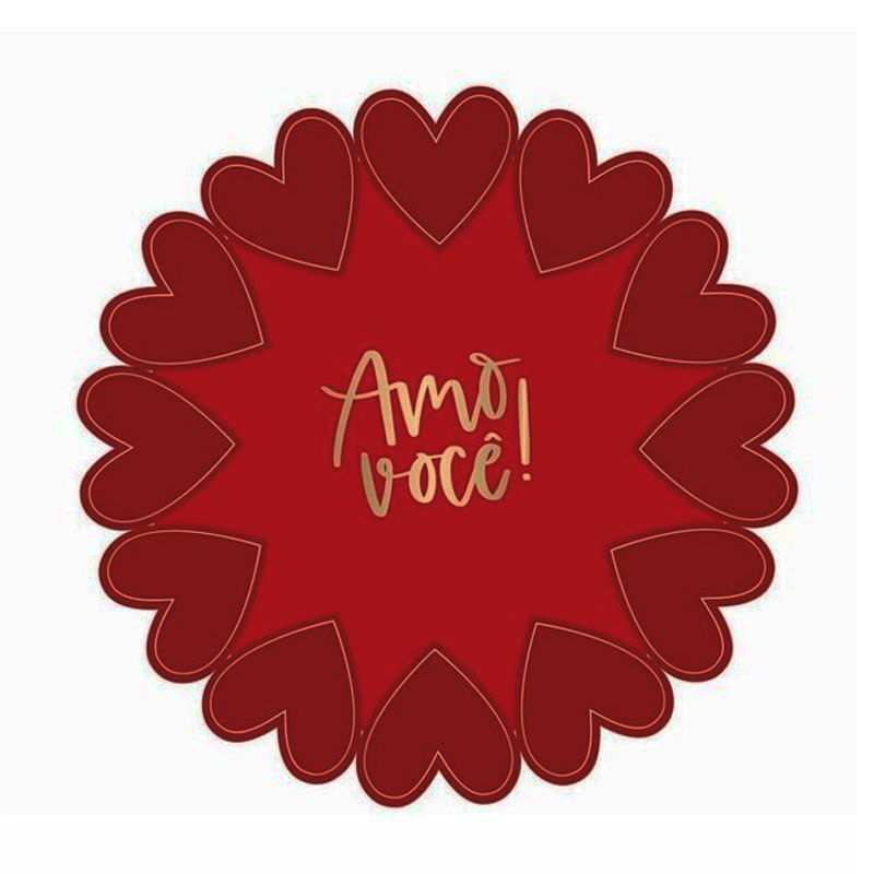 Sousplat Romantico com 4un