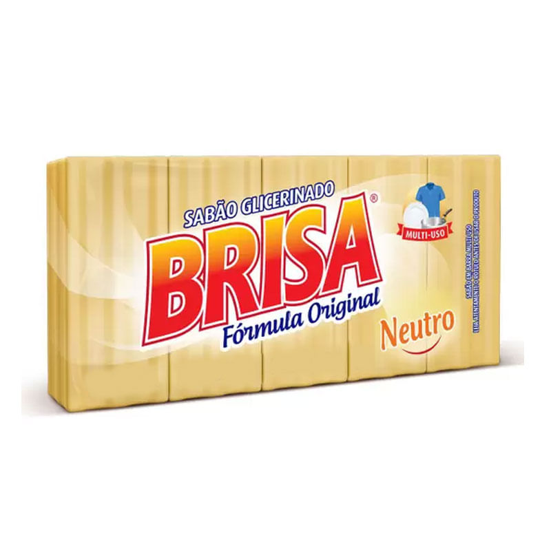 Sabão Barra Brisa Neutro 5x180g