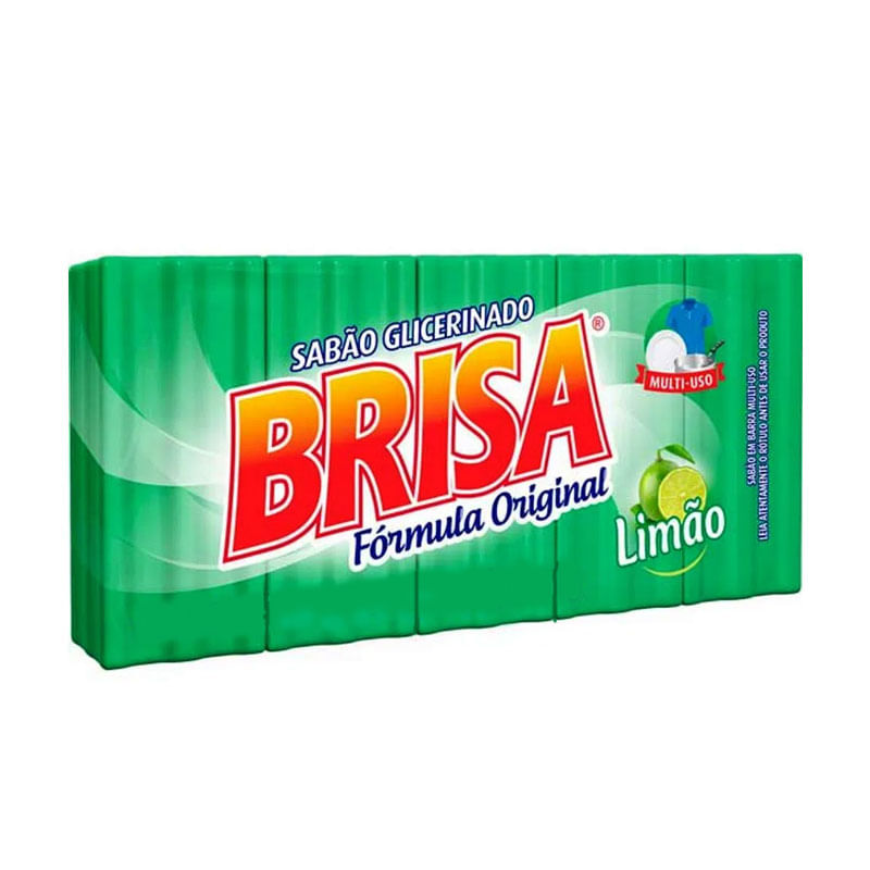 Sabão Barra Brisa Limão 5X180g 