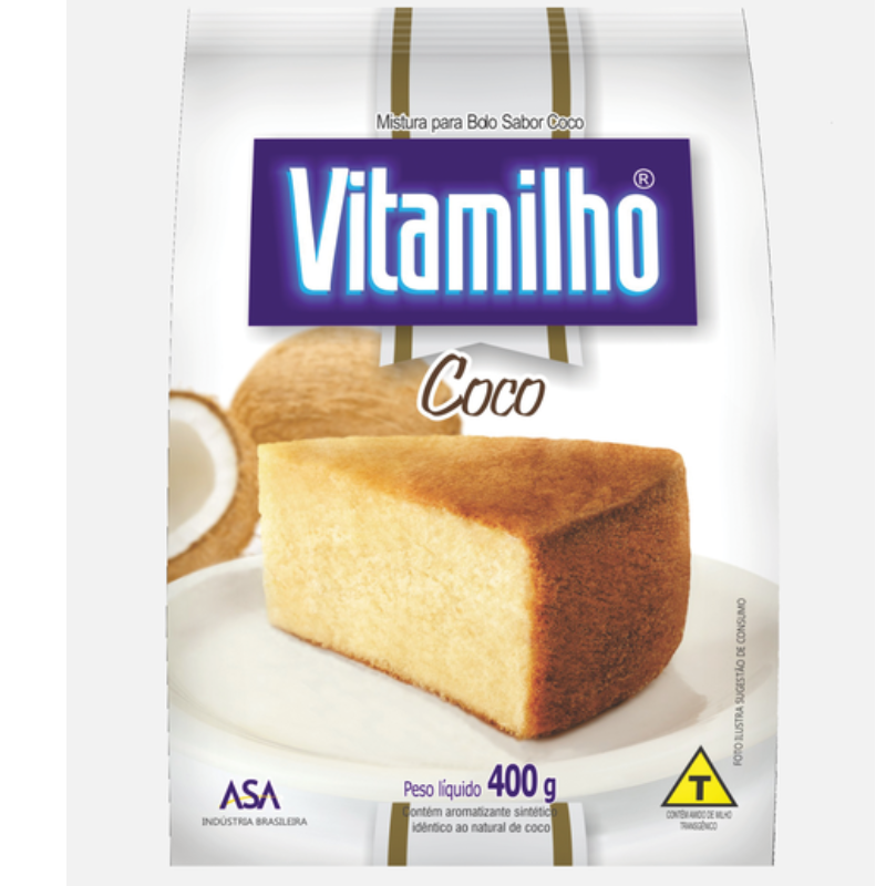 Mistura de Bolo Vitamilho Baunilha 400g