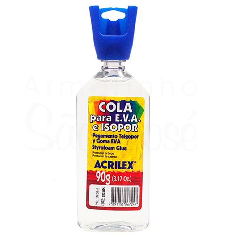 Cola para EVA e Isopor Acrilex 90g