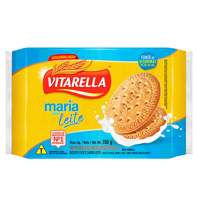 Biscoito Maria Vitarella Leite 350g