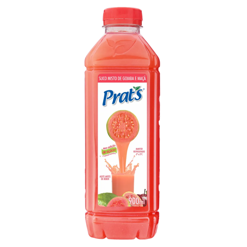 Suco de Goiaba e Maçã Prats 900ml