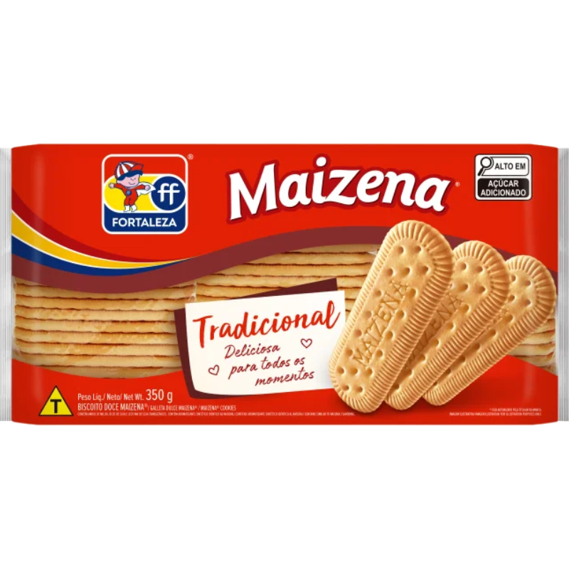 Biscoito Maizena Fortaleza Leite 400g