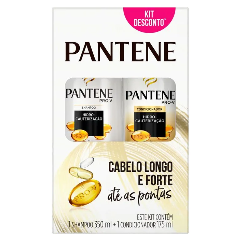 Kit Shampoo 350 ml + Condicionador 175 ml Hidro-Cauterização