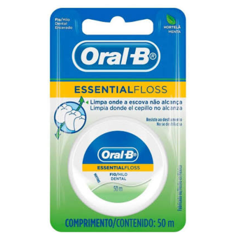 Fio Dental Oral-B Essential Floss Menta 50 m