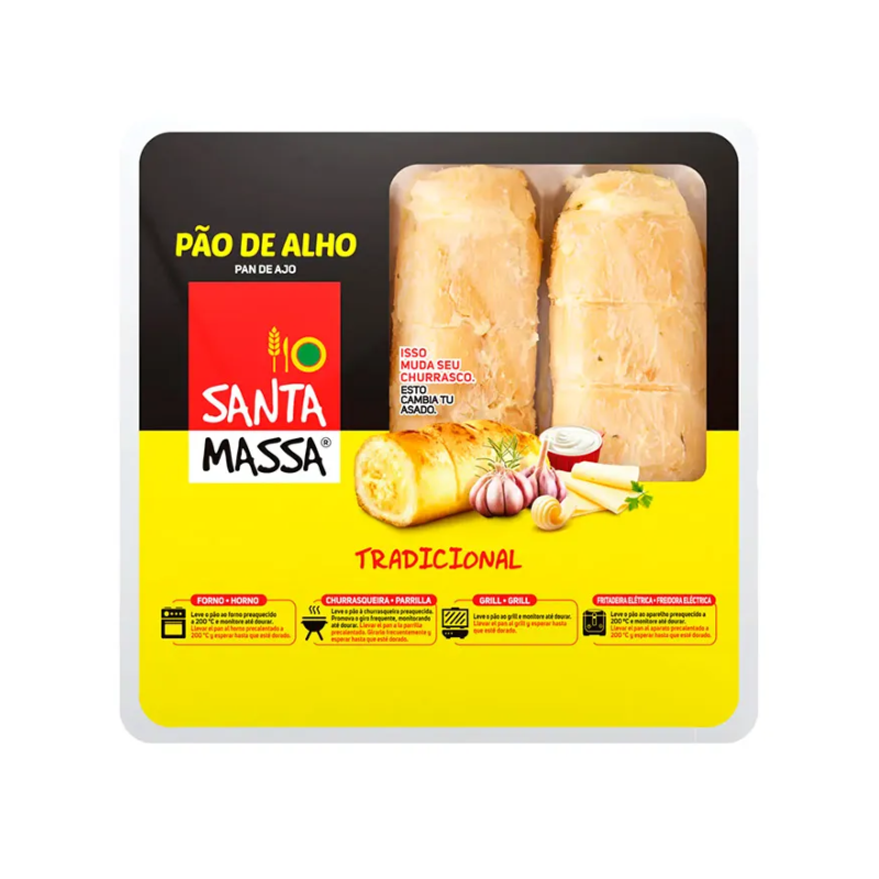 Pão de Alho Tradicional Santa Massa 240g