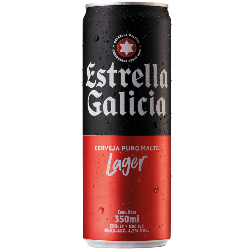 Cerveja Estrella Galicia Premium 350ml