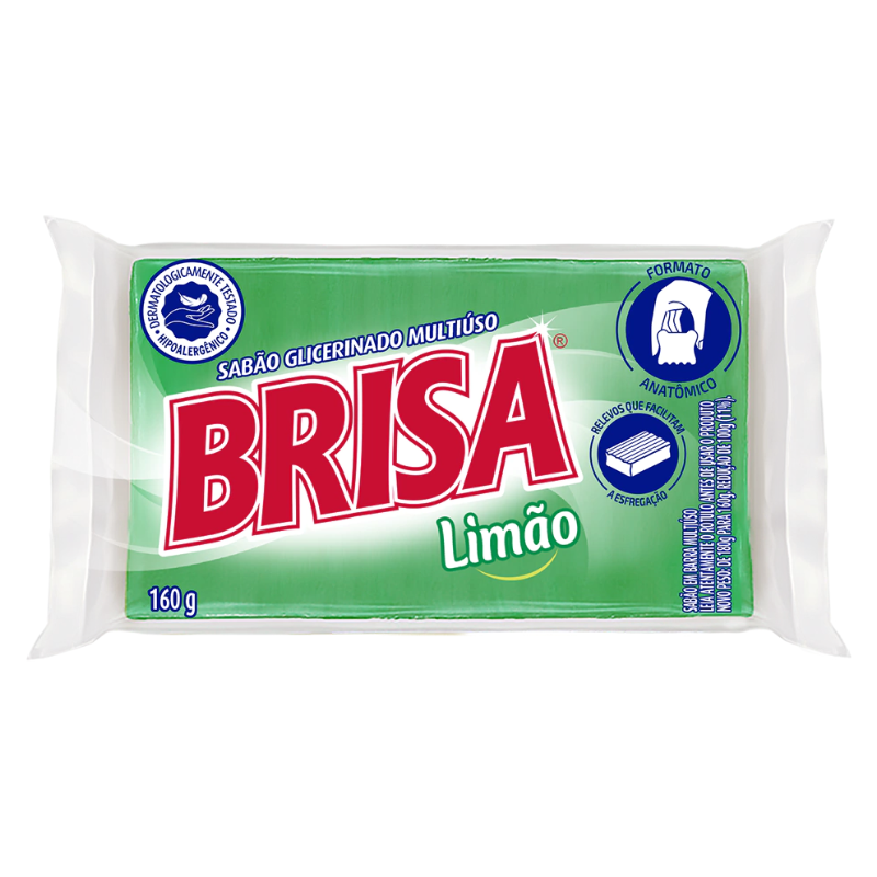 Sabão Barra Brisa Verde 180g