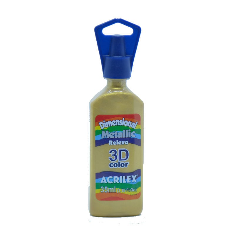 Dimensional Brilliant Acrilex Ouro