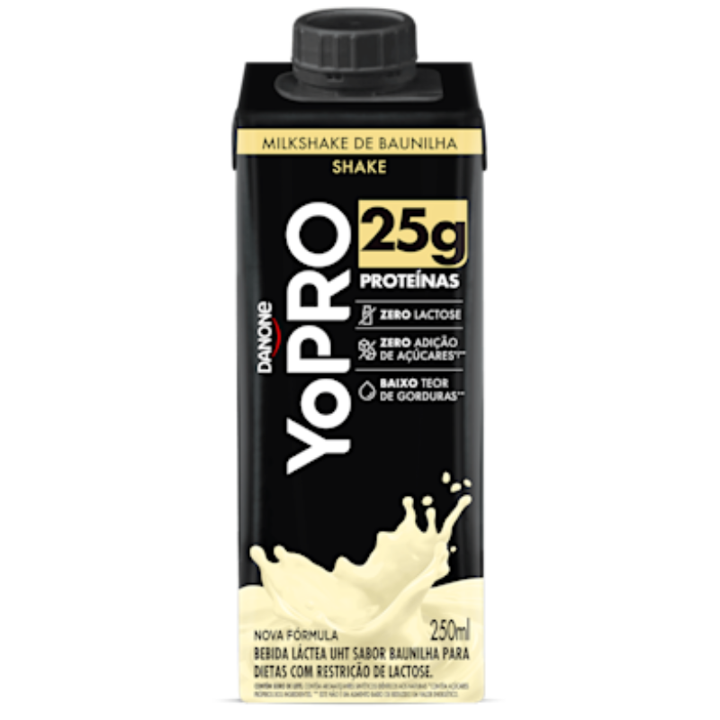 YOPRO MILKSHAKE BAUNILHA 25G PROT 250ML