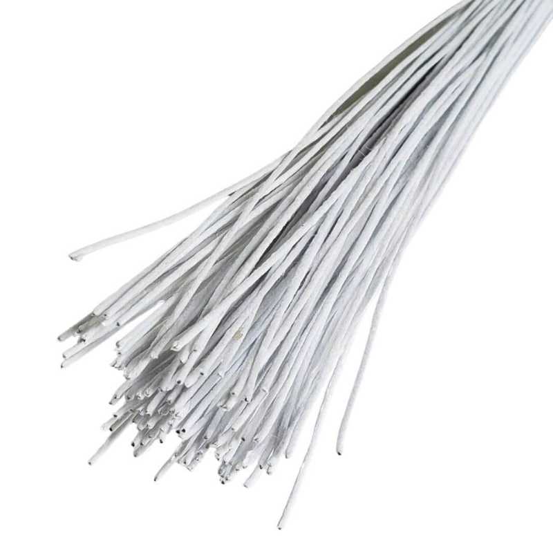 Arame 26 Branco Cortado 20cm