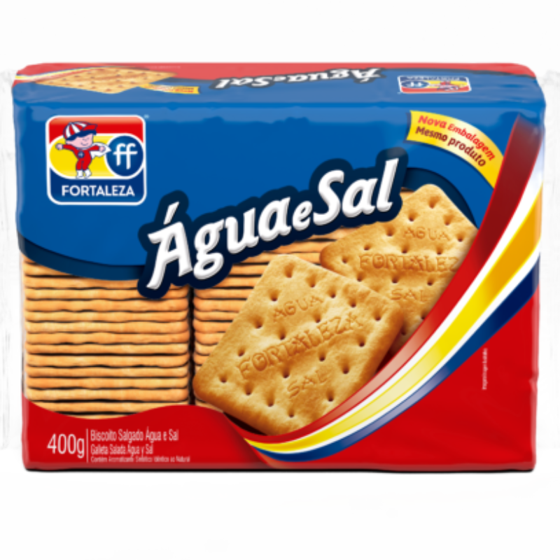 Bisc C Cracker Fortaleza Agua e Sal