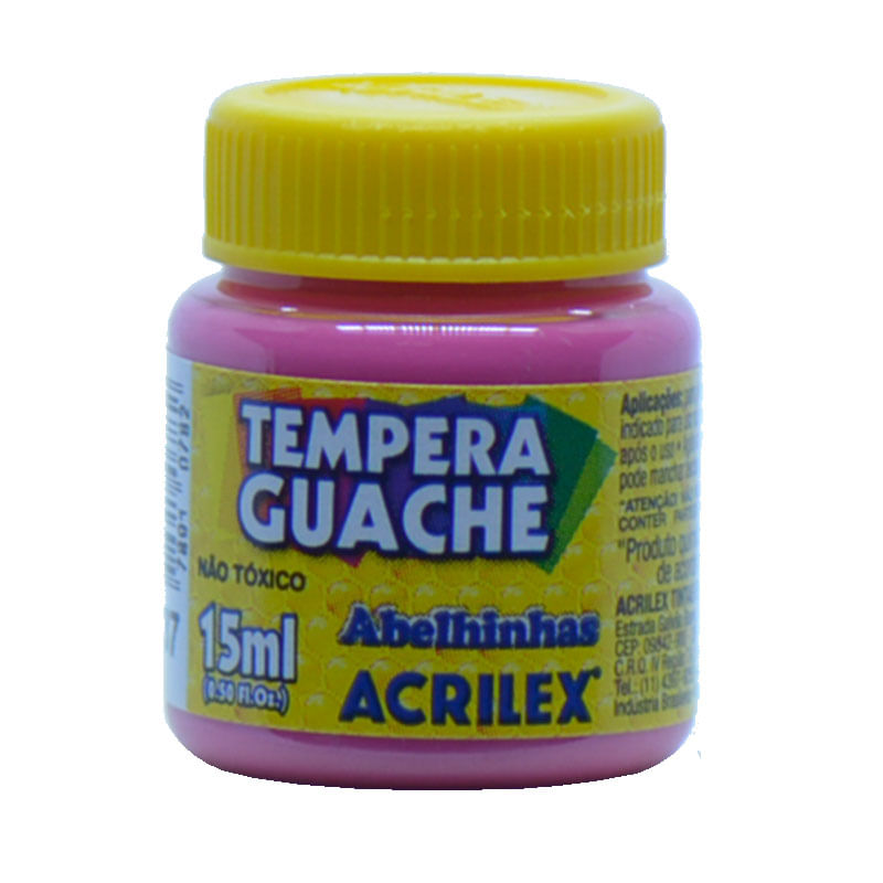 Tinta Guache Acrilex 15ml Rosa