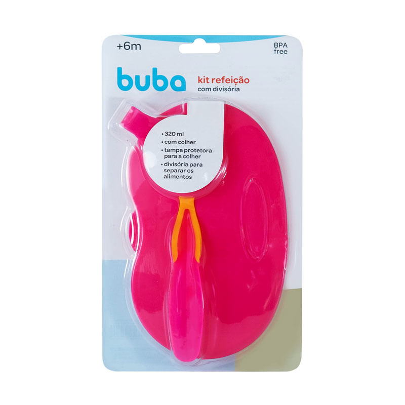KIT REFEICAO BUBA C DIVISORIA ROSA