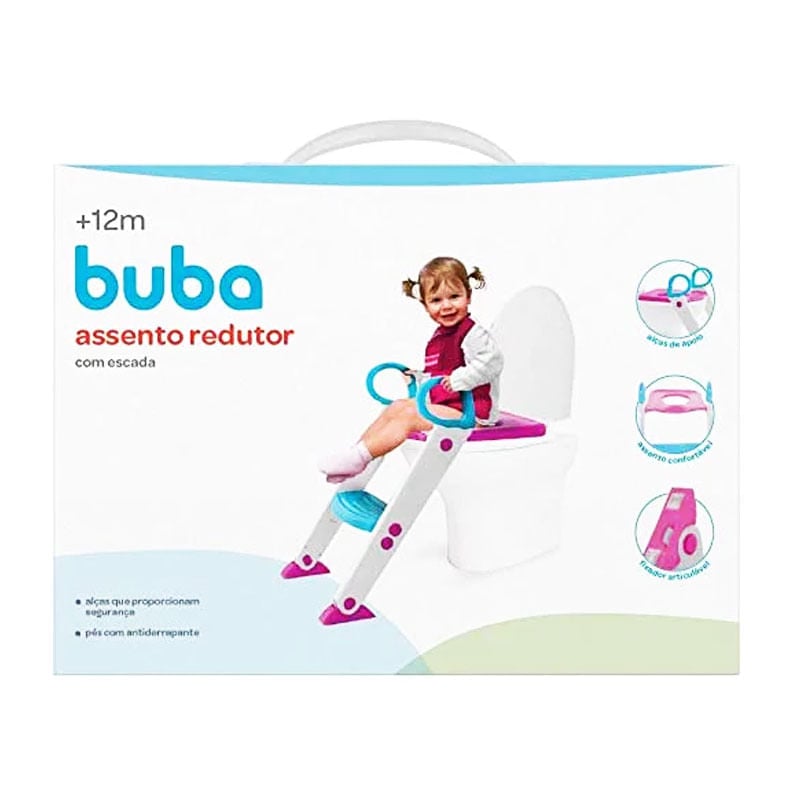 ASSENTO REDUTOR BUBA C ESCADA ROSA