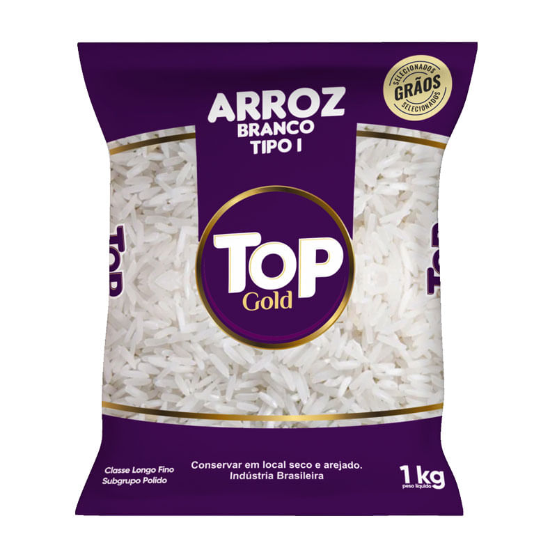 Arroz Branco Top Gold Tipo 1 1kg