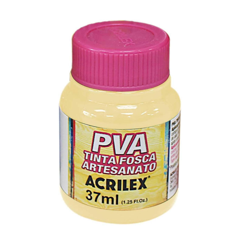 Tinta Fosca Artesanato Acrilex Amarelo Bebê 37ml 