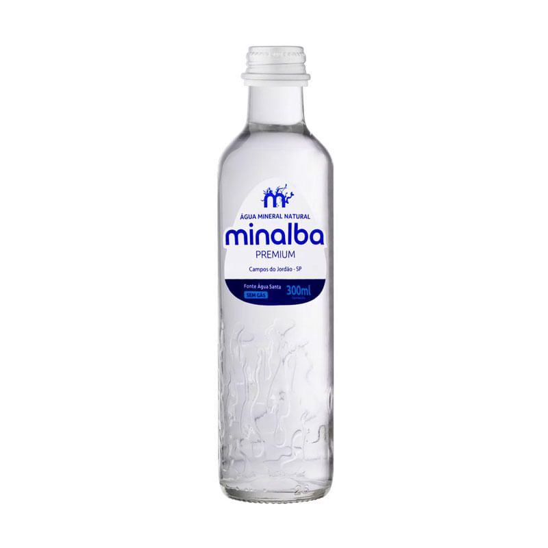 Água Mineral Minalba Premium sem Gás 300ml