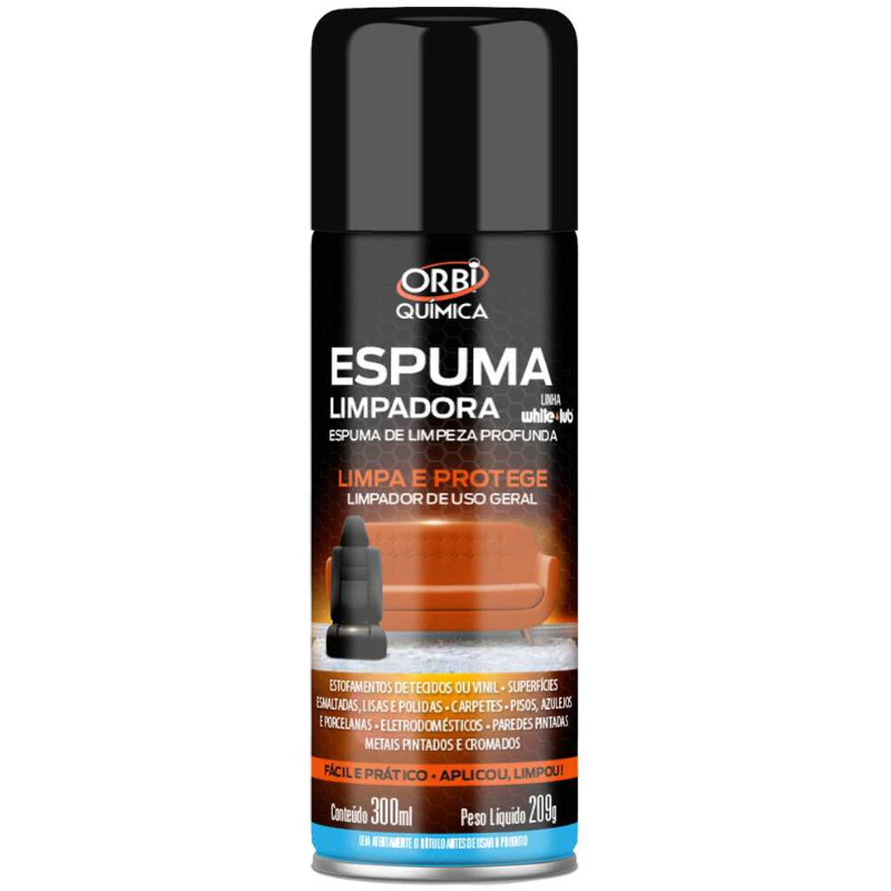 ESPUMA ORBI LIMPADORA ESTOFADOS 209G