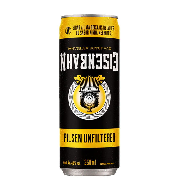 Cerveja Eisenbahn Unfiltered Puro Malte 350ml