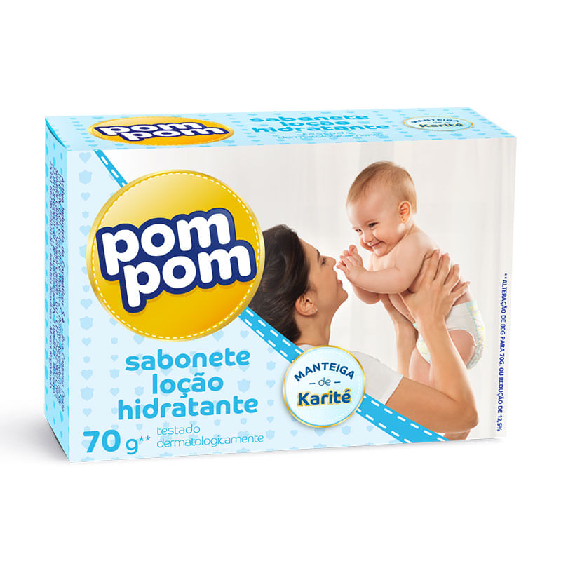 Sabonete Hidratante Pompom 70g