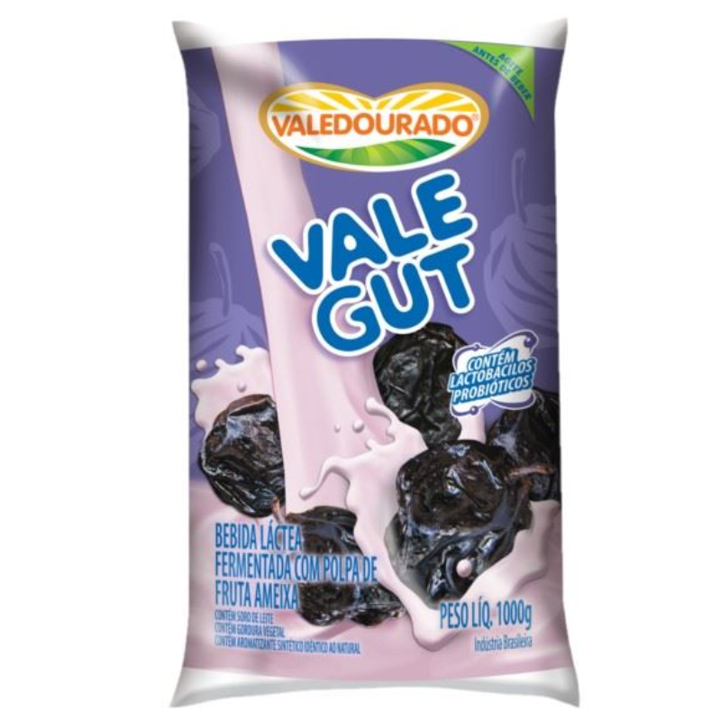 Bebida Lactea Valegut Morango 900ml