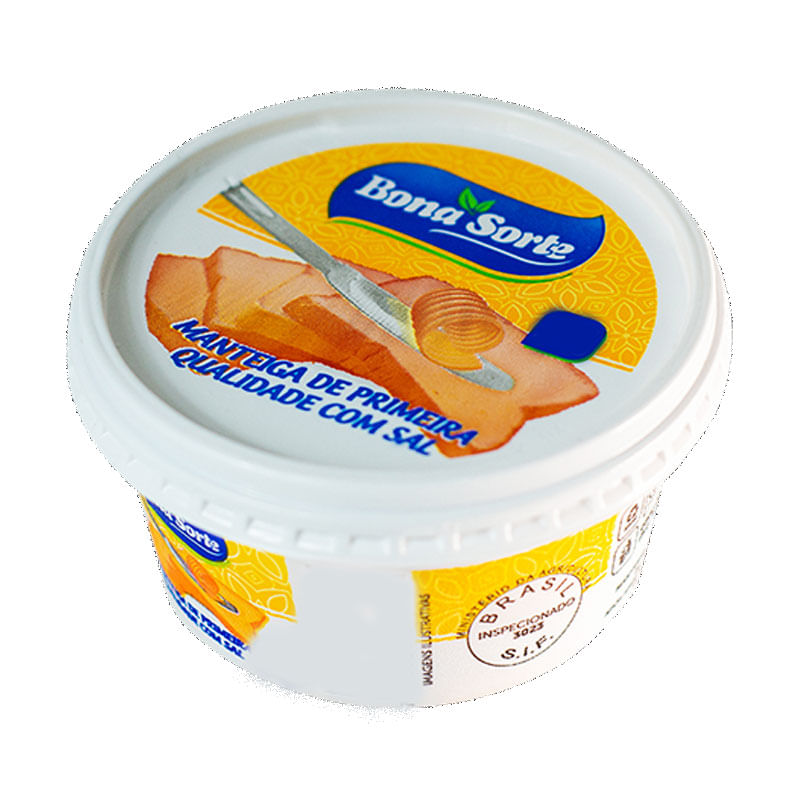 Manteiga Bona Sorte com Sal 500g