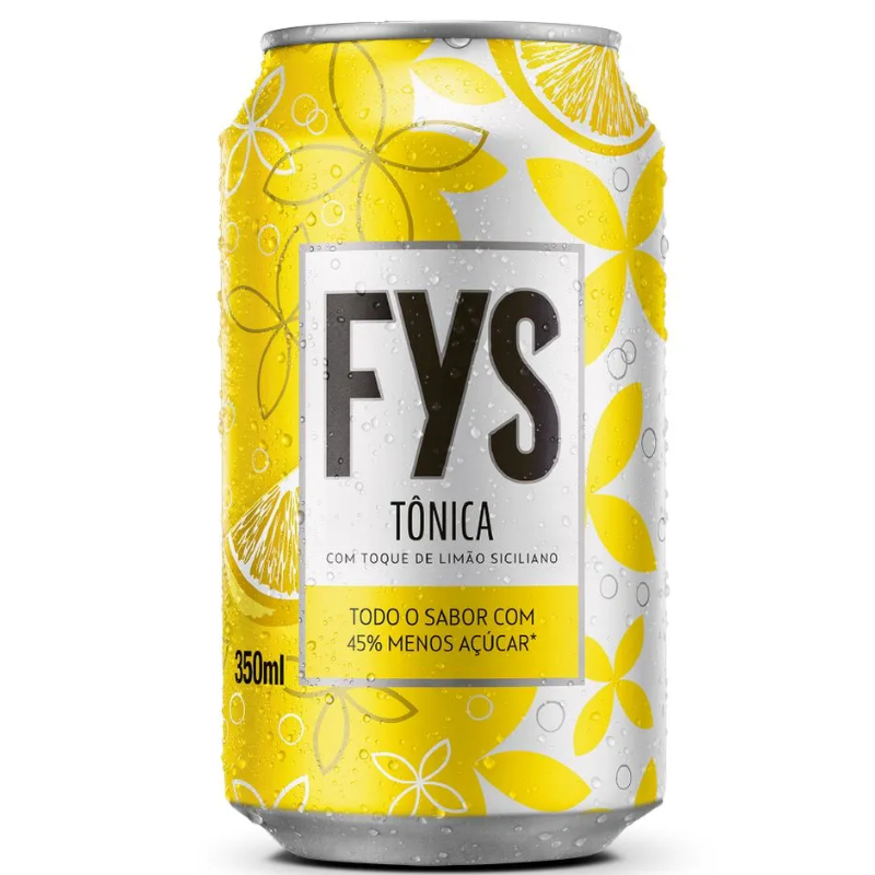 REFRI FYS TONICA 350ML LT C LIMAO