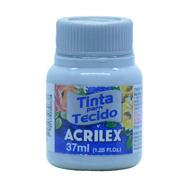 Tinta de Tecido Acrilex Fosca 37ml Cinza Claro