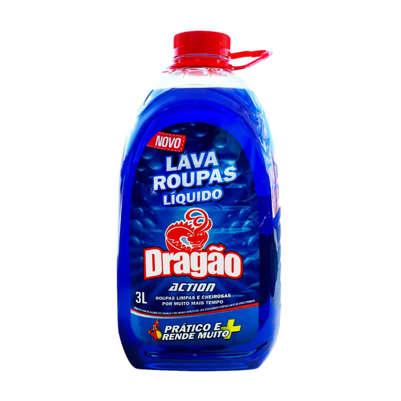 Lava Roupas Dragão Action Azul 3L